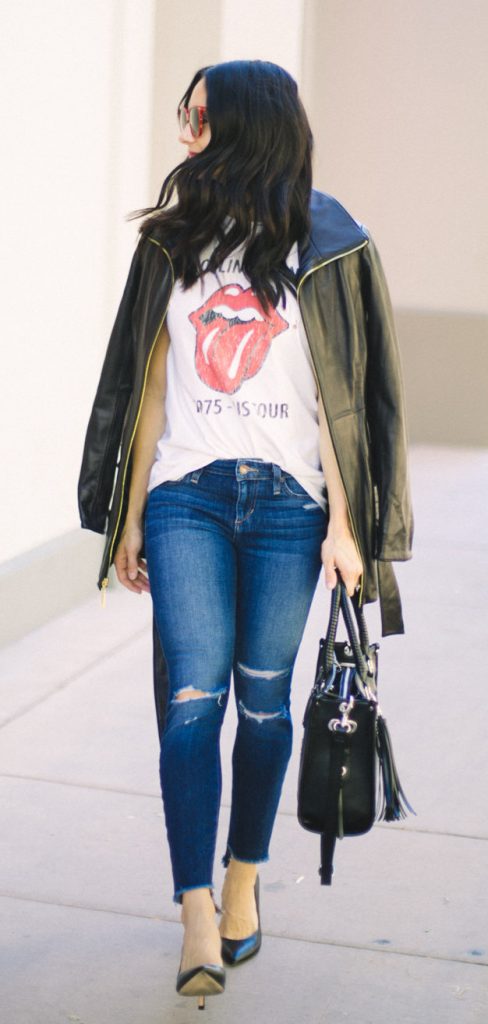 Chic And Stylish Black Jeans Outfit Ideas For Spring